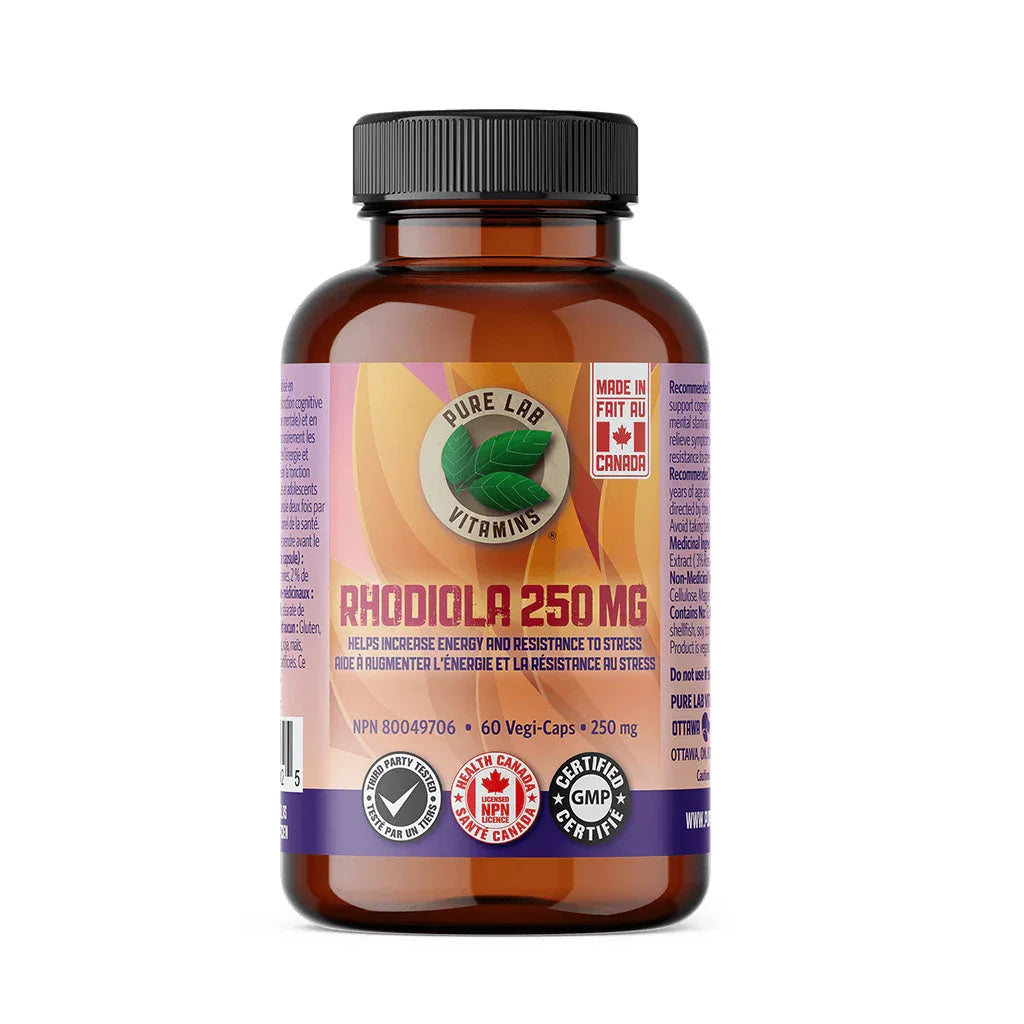 rhodiola 250 mg Pure Lab Vitamins - La Boite à Grains