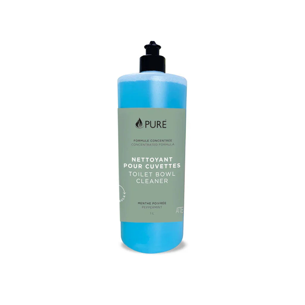 pure nettoyant pour cuvettes menthe poivrée 1 litre