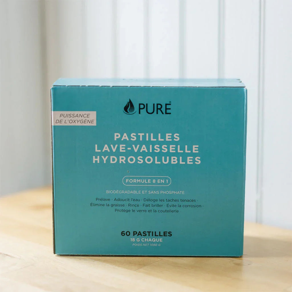Pure water-soluble dishwasher tablets - La Boite à Grains