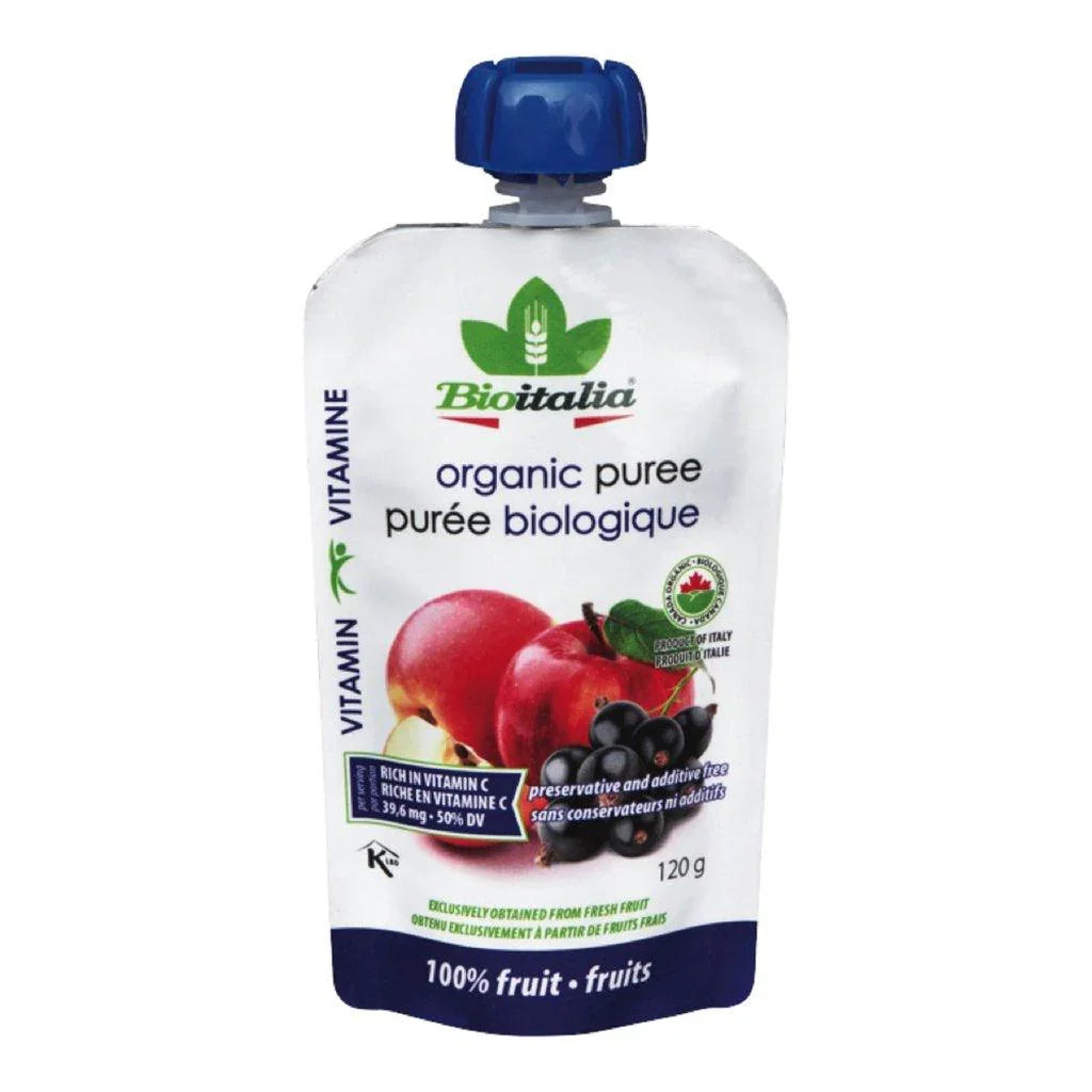 Organic Apple and Blackcurrant Puree Bioitalia - La Boite à Grains
