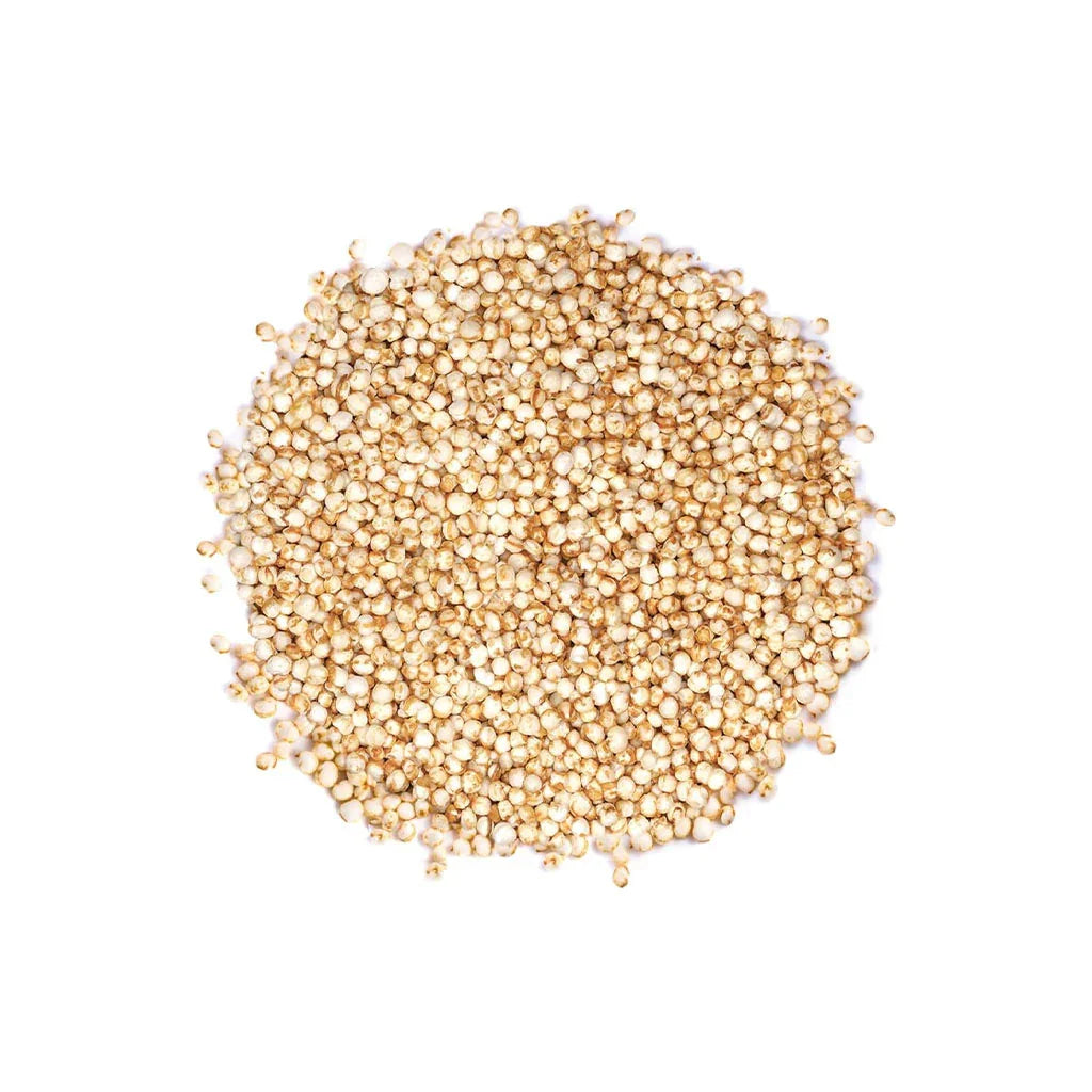 bulk organic puffed quinoa from the grain box