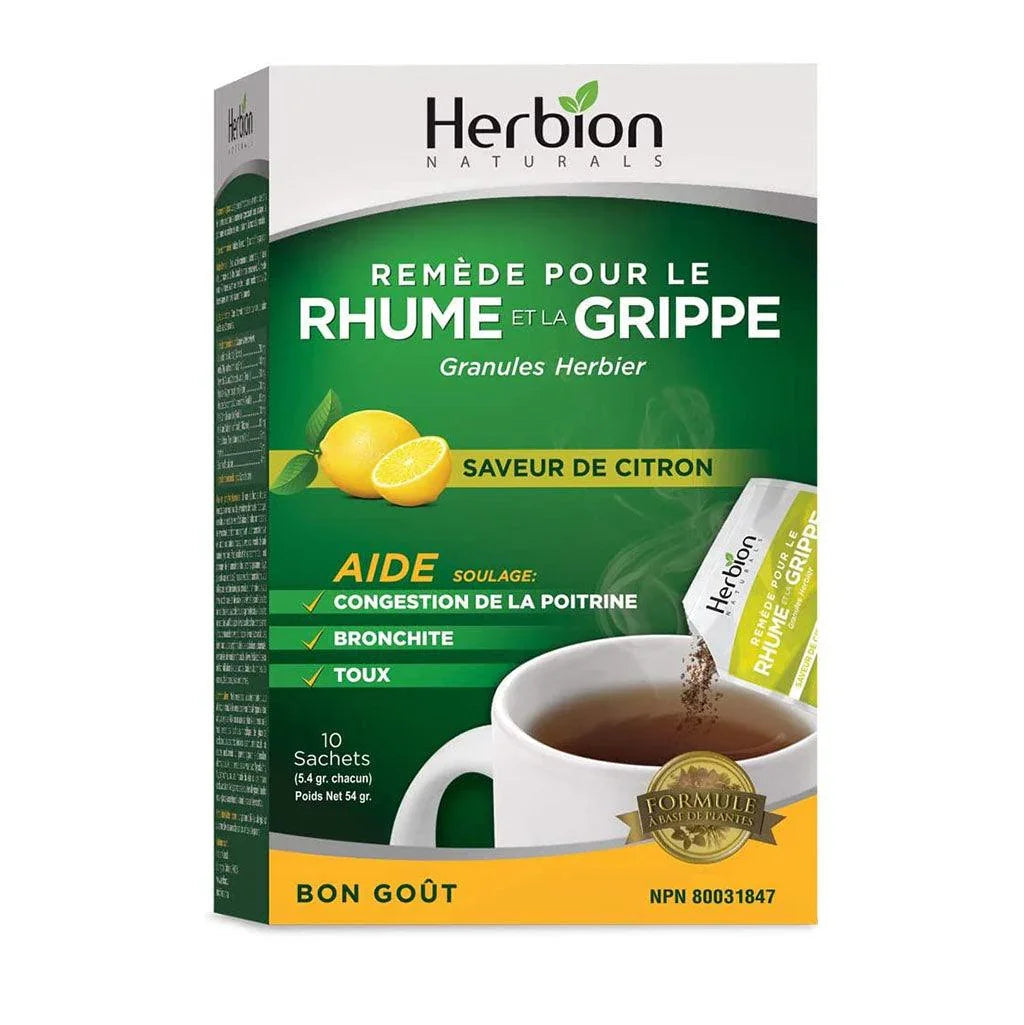 Herbion Lemon Flavor Cold and Flu Remedy - La Boite à Grains