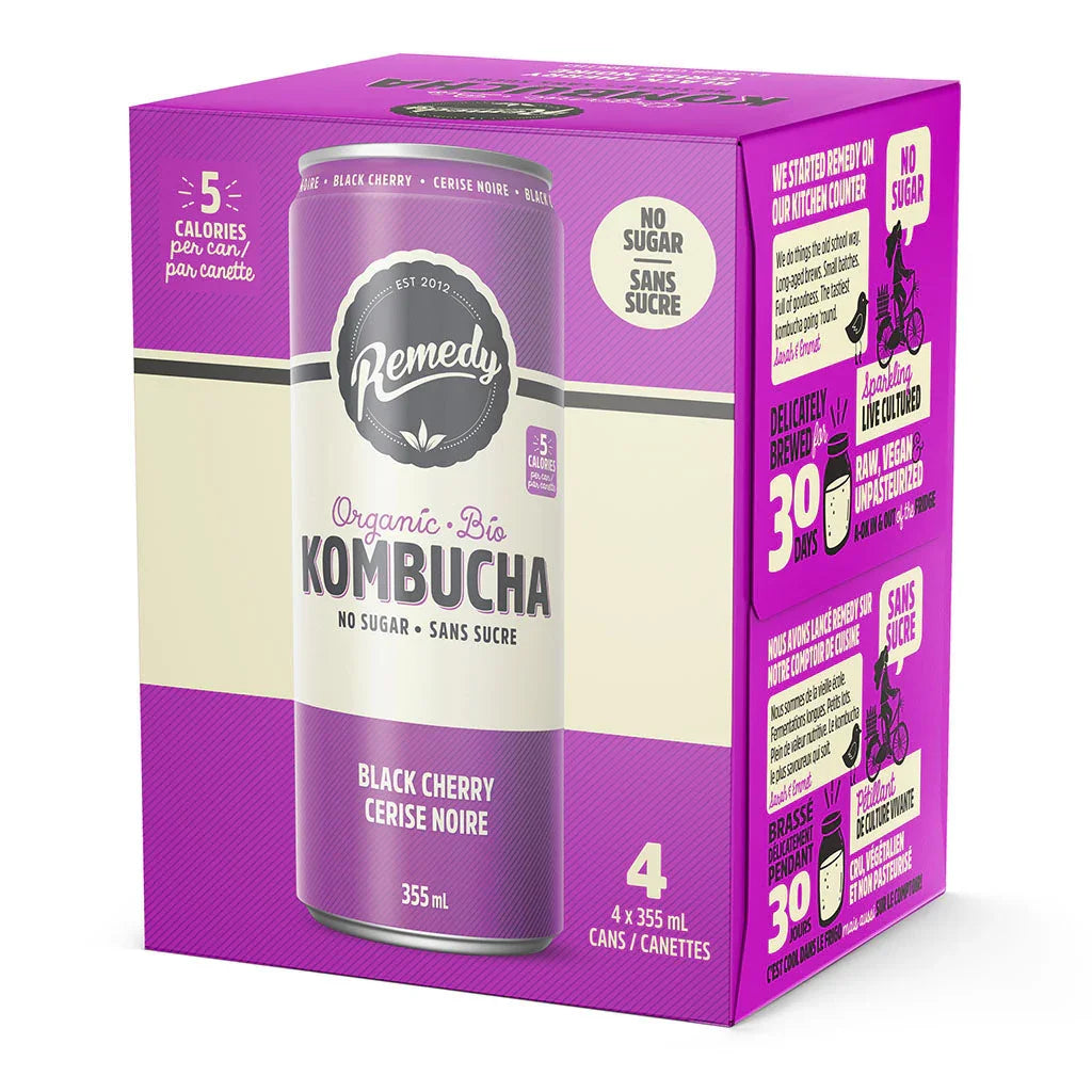 kombucha baie sauvage bio Remedy - La Boite à Grains