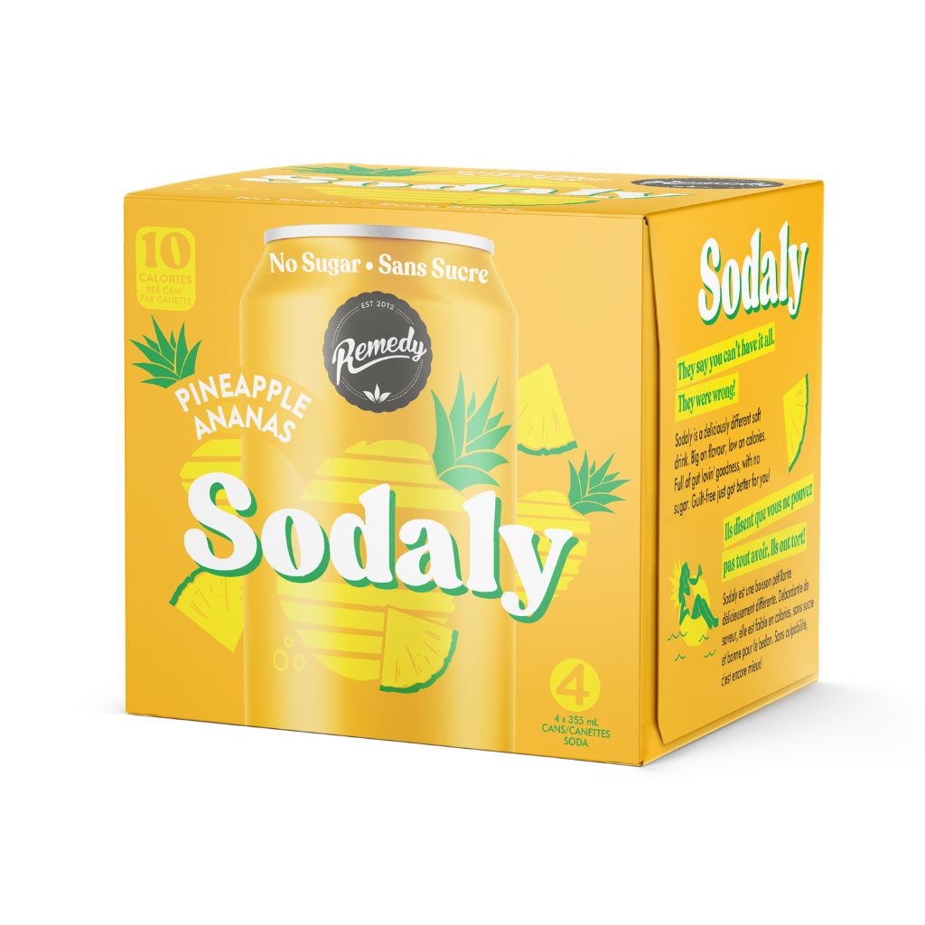Sodaly ananas Remedy - La Boite à Grains