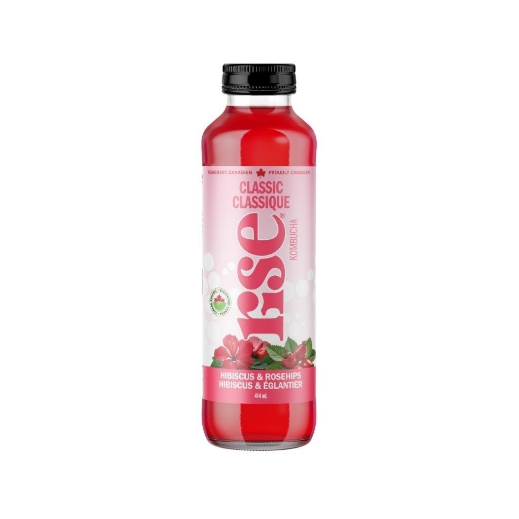 Classique Hibiscus & Églantier Rise Kombucha - La Boite à Grains