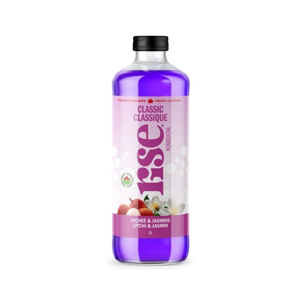 Classique Litchi & Jasmin Rise Kombucha - La Boite à Grains
