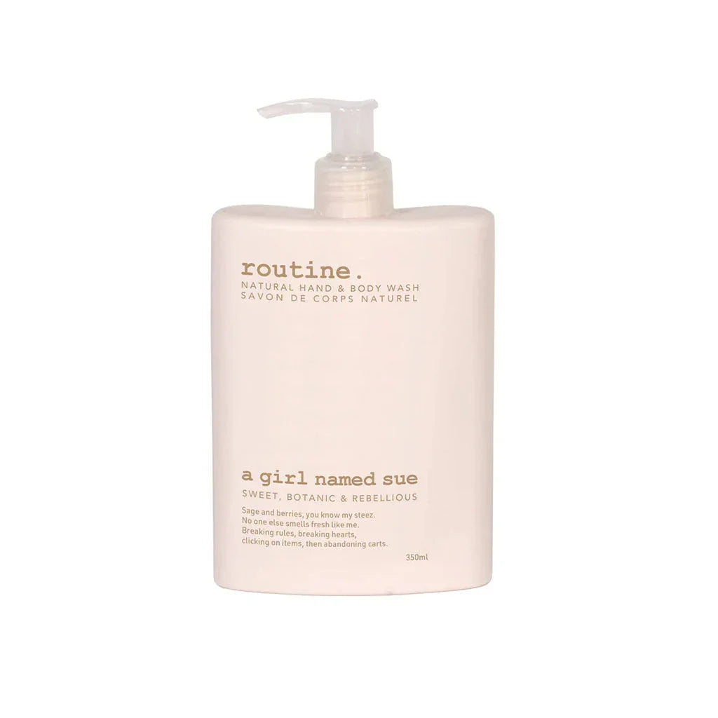 routine natural body soap a girl named sue 350 ml