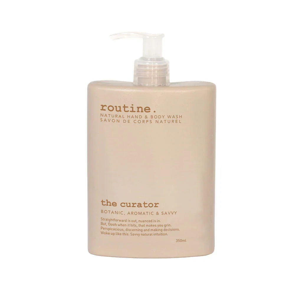 routine natural body soap the curator 350 ml