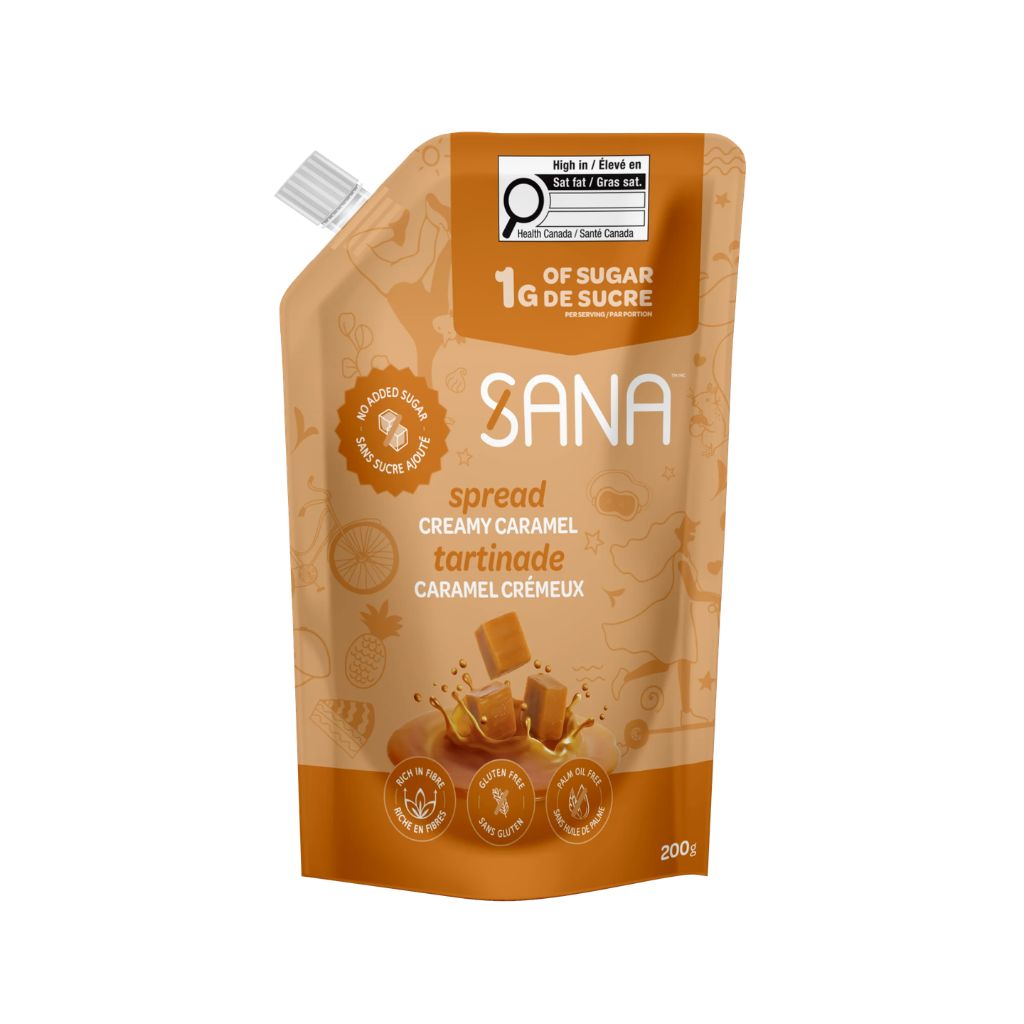 tartinade caramel crémeux Sana - La Boite à Grains