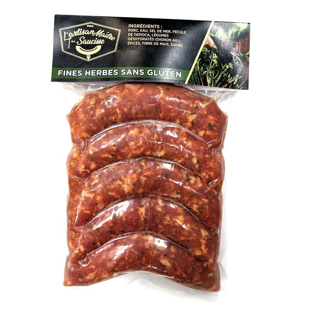 Gluten-Free Fine Herb Sausages L'Artisan Maître de la Sausage - La Boite à Grains