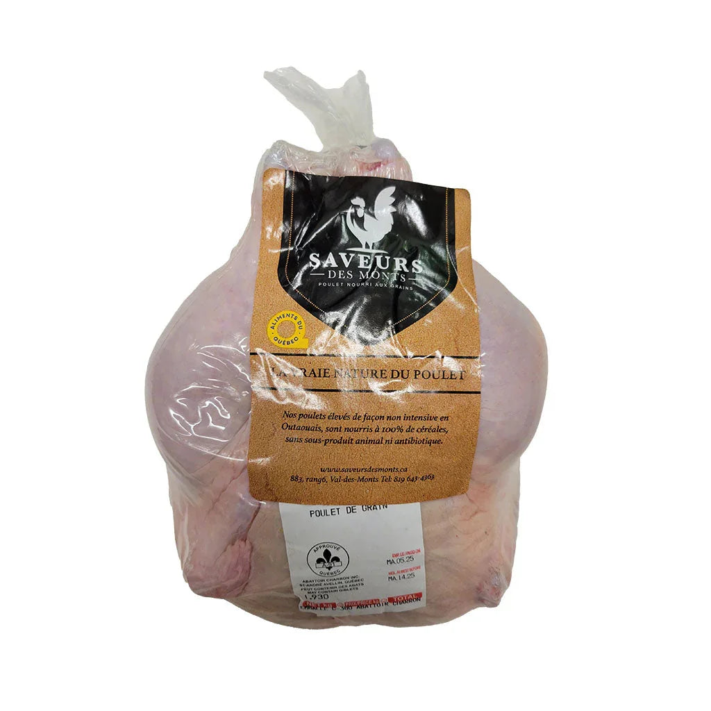 whole chicken fed with grains flavors of the mountains - La Boite à Grains