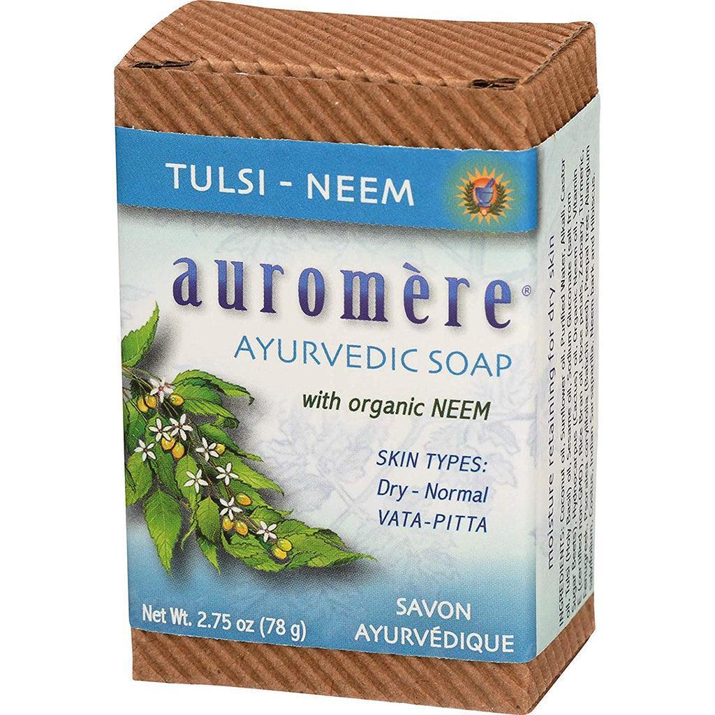 Ayurvedic Soap with Sacred Basil Auromère - La Boite à Grains