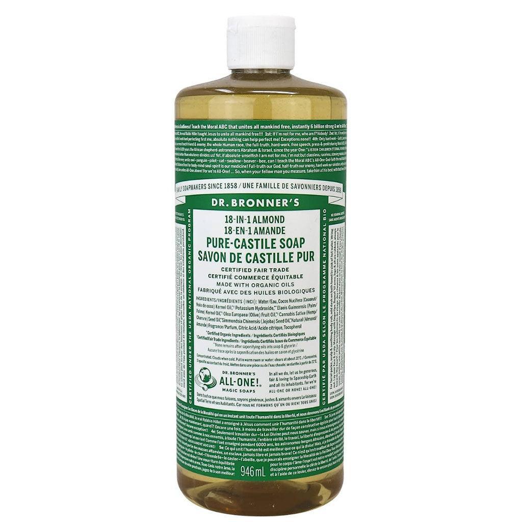 Pure Liquid Castile Soap - Almond Dr. Bronner's - La Boite à Grains