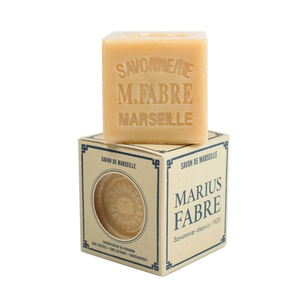 Savon de Marseille 72% Sans Huile de Palme Marius Fabre - La Boite à Grains