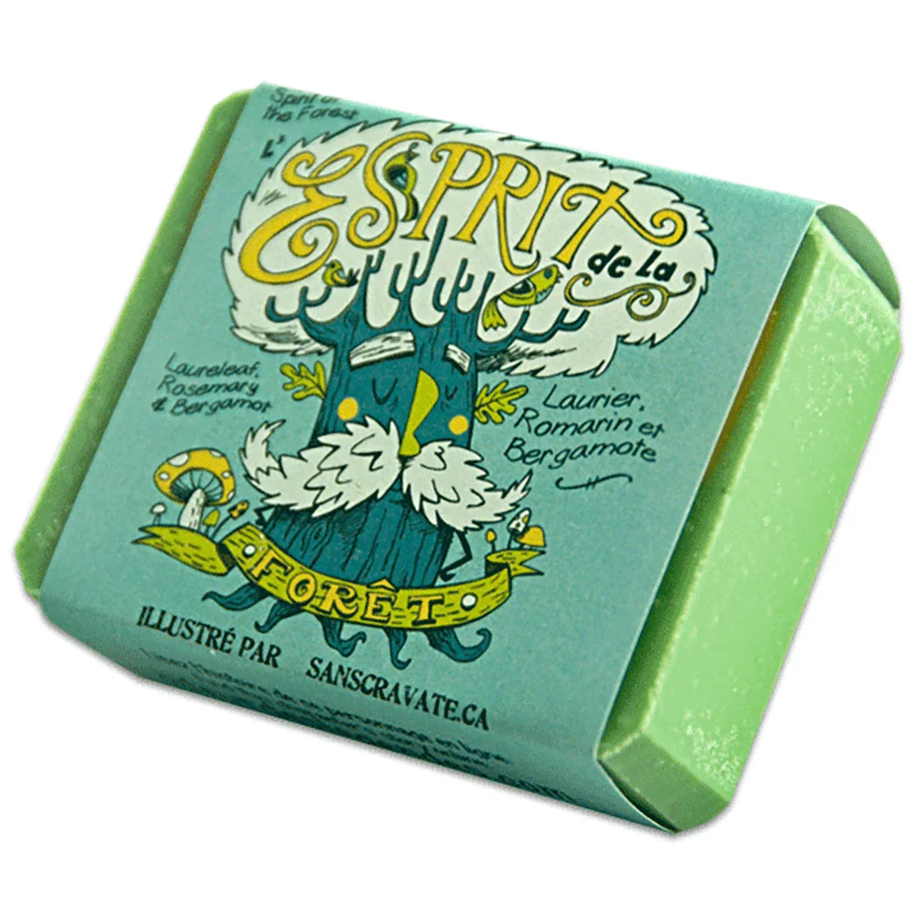 L'Esprit de la Forêt Soap - Laurel, Rosemary and Bergamot La Savonnerie des Diligences - La Boite à Grains