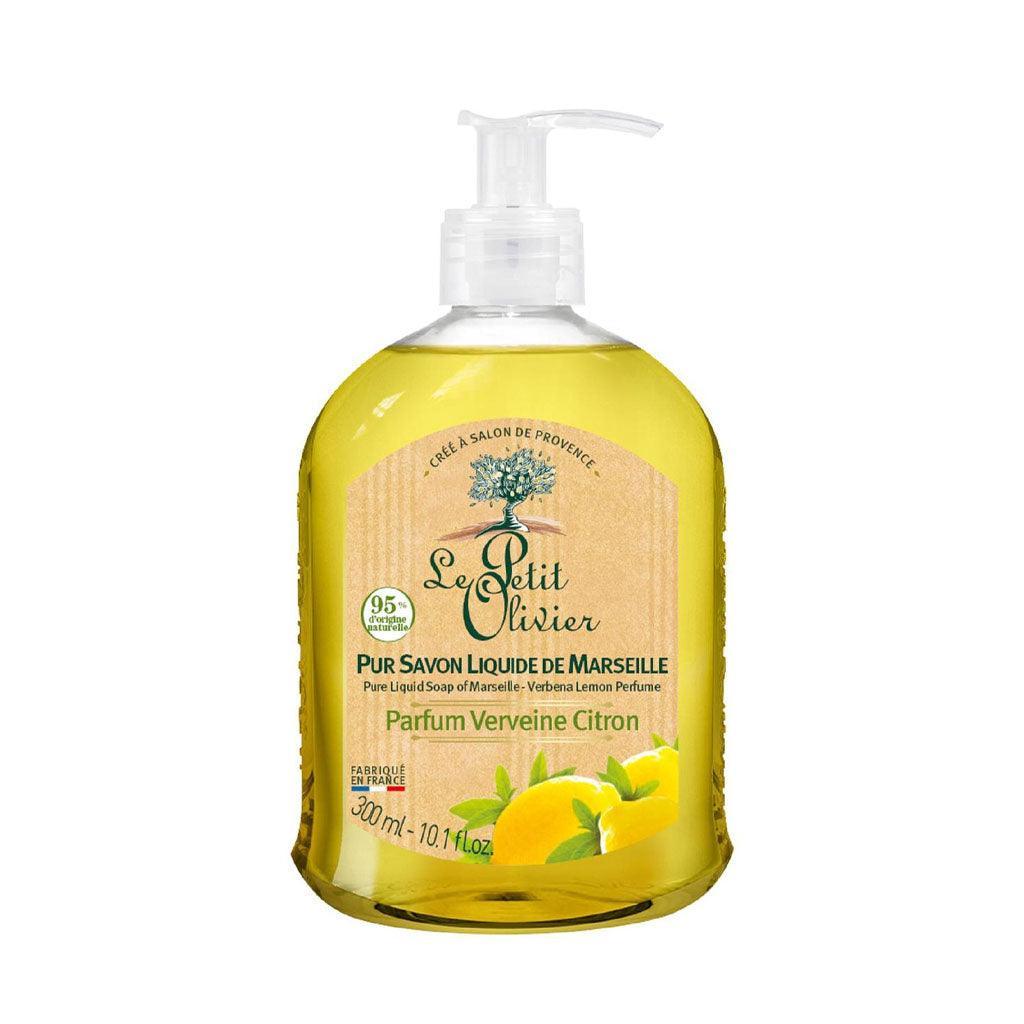 Marseille Liquid Soap Lemon Verbena Le Petit Olivier - La Boite à Grains