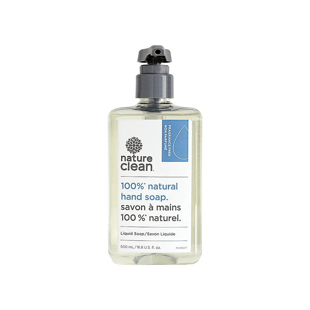 Savon Liquide pour les Mains Non Parfumé Nature Clean - La Boite à Grains