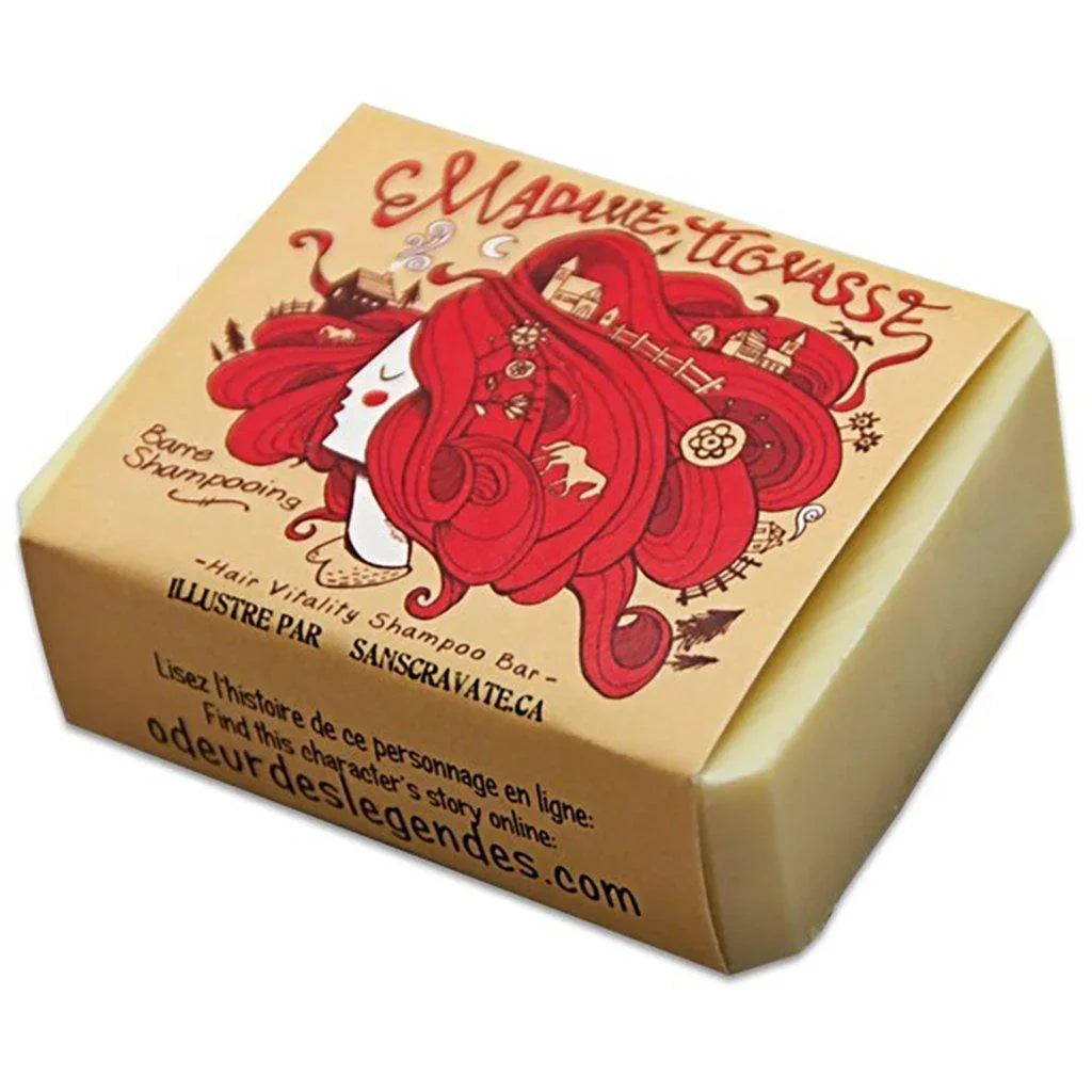 Savon Madame Tignasse - Barre Shampoing Vitalité La Savonnerie des Diligences - La Boite à Grains