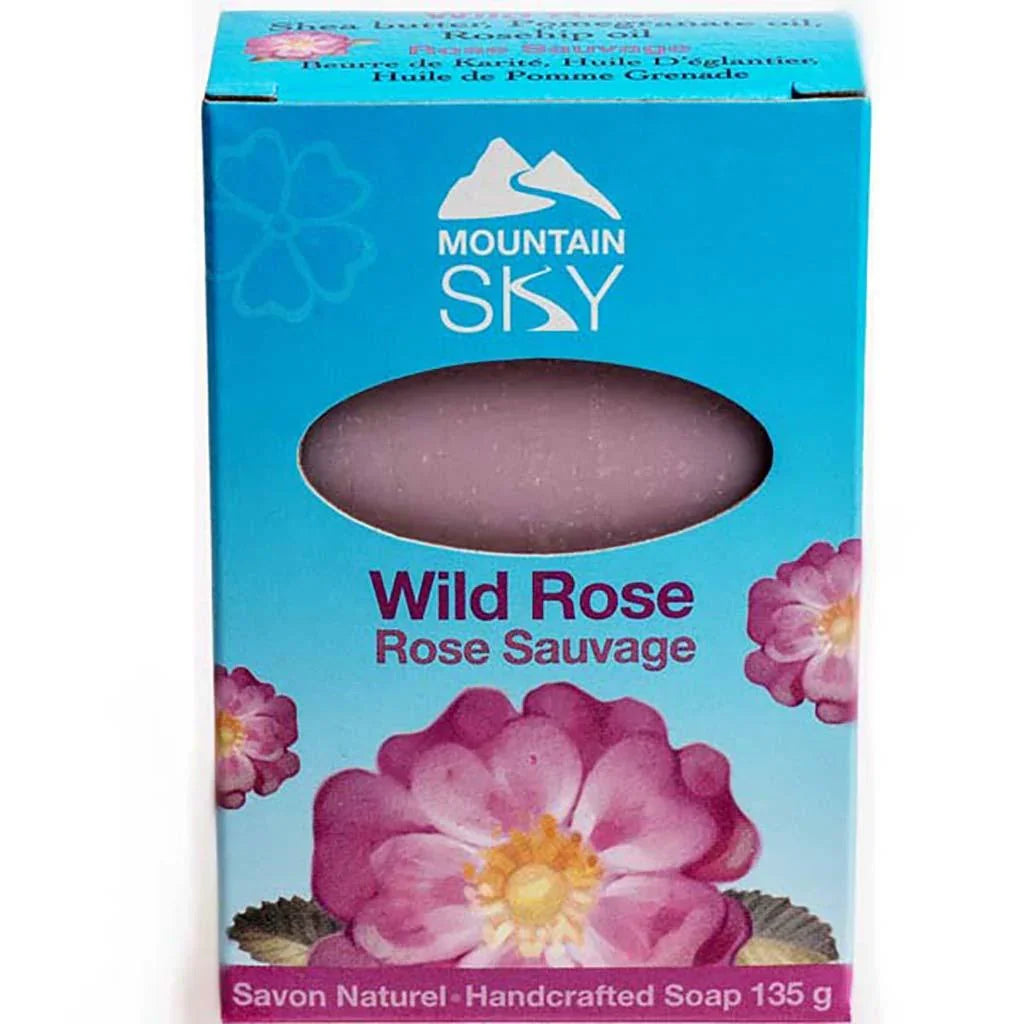 Mountain Sky Wild Rose Soap - La Boite à Grains