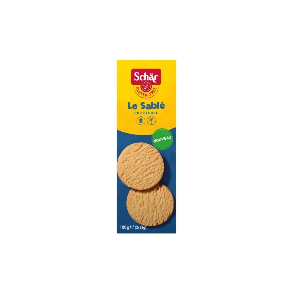 biscuits Le Sablé pur beurre sans gluten Schär - La Boite à Grains