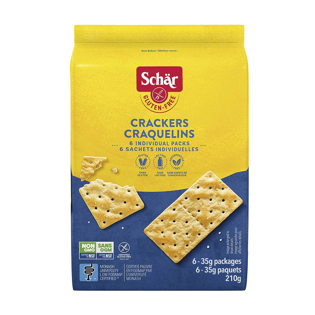 Schär gluten-free crackers - La Boite à Grains
