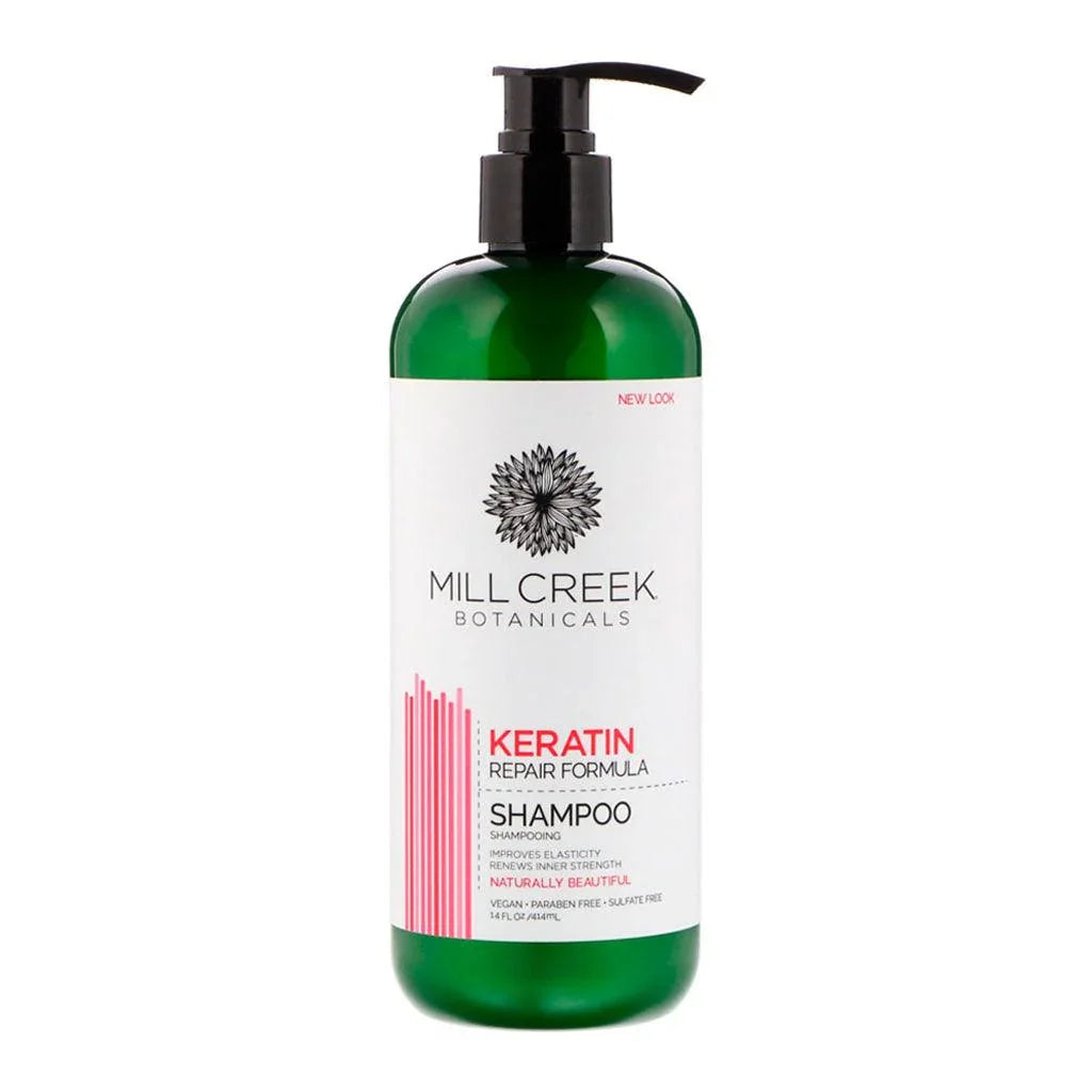 Shampoing à la Kératine Formule Réparatrice Mill Creek Botanicals - La Boite à Grains