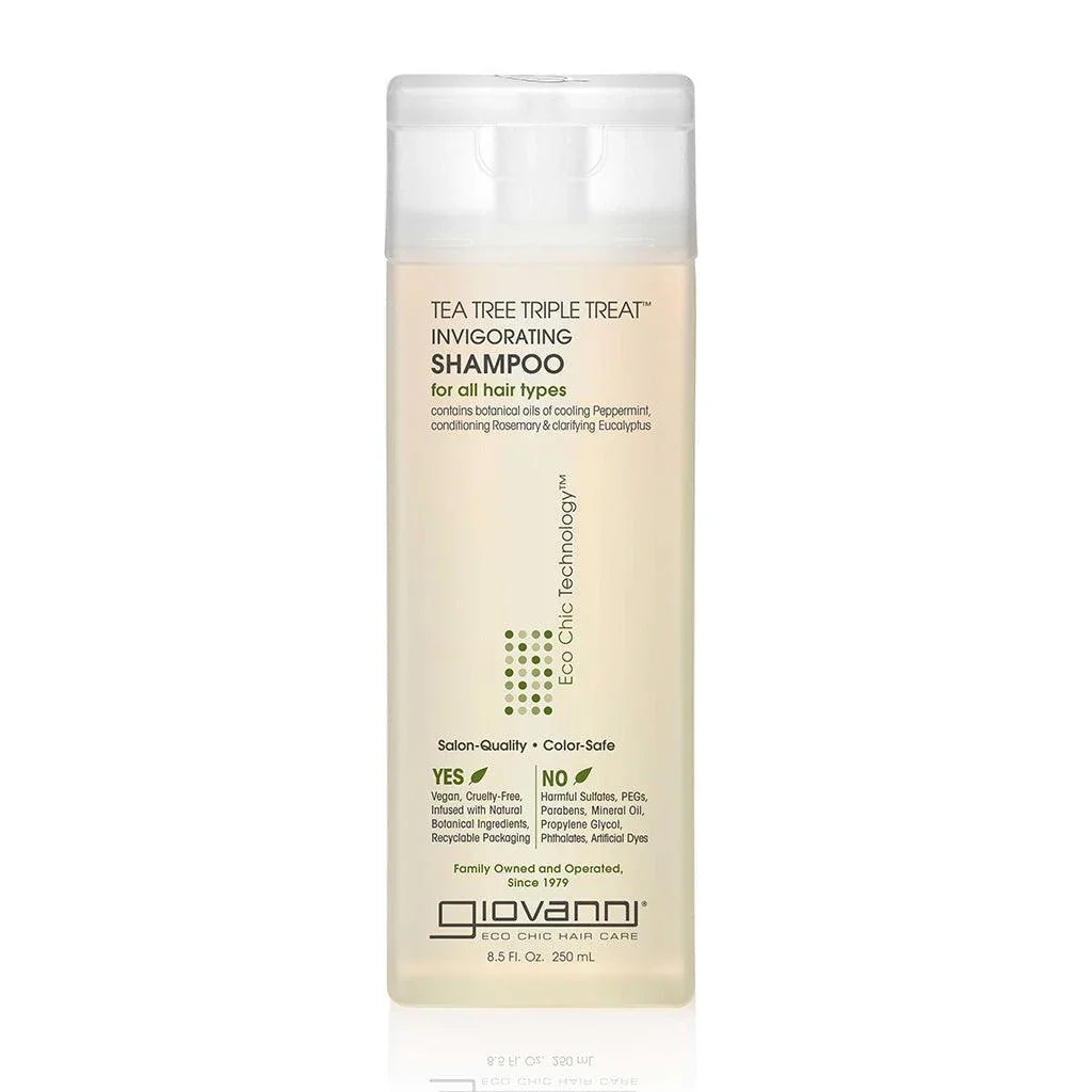 Shampoing Revigorant Tea Tree Triple Treat Giovanni - La Boite à Grains
