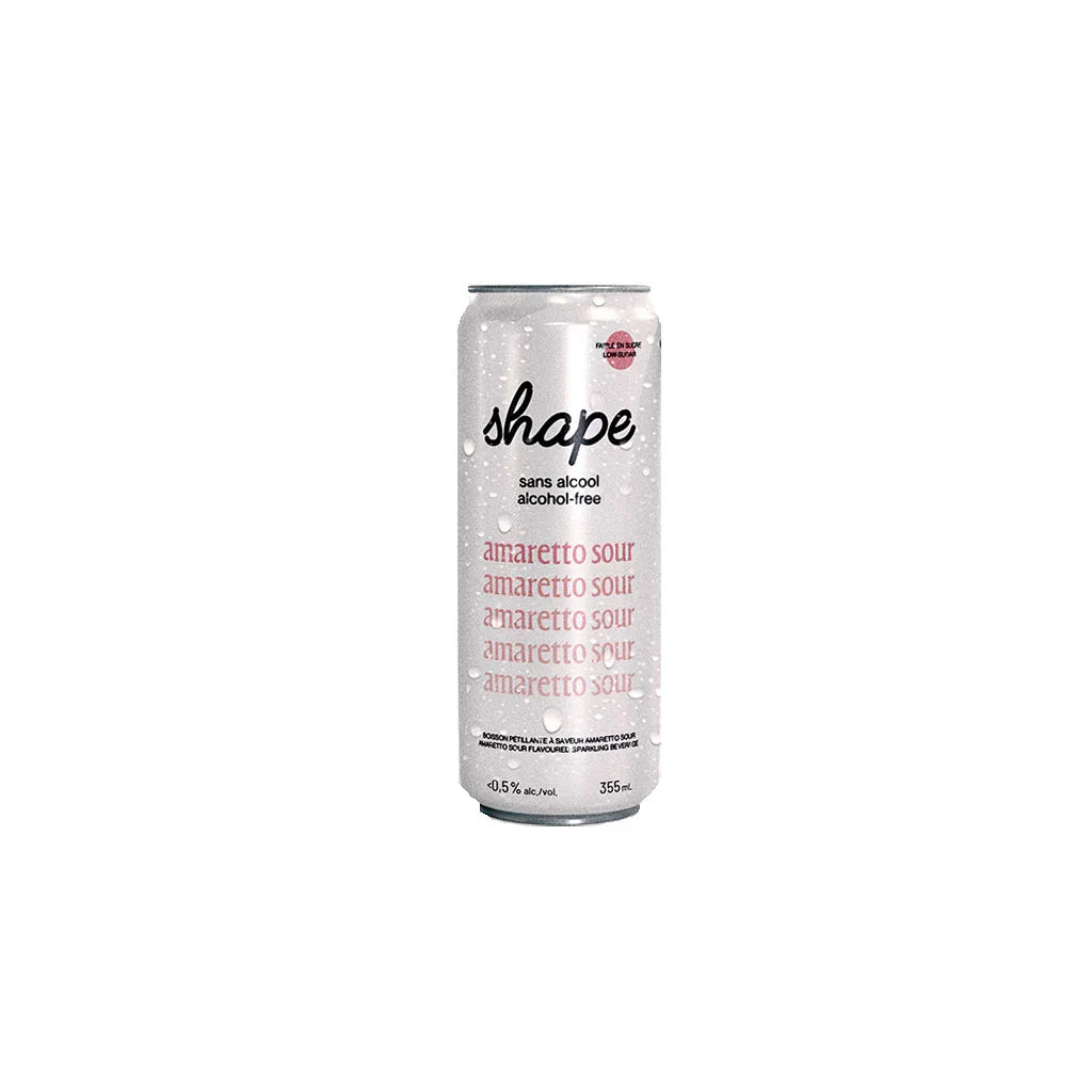 non-alcoholic sparkling drink amaretto sour flavor Shape - La Boite à Grains