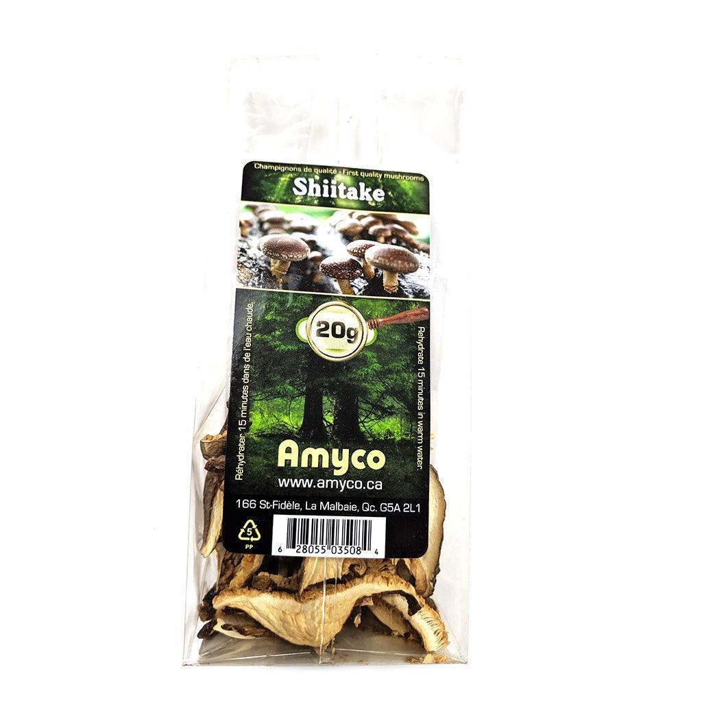 Shiitake Déshydratés Amyco - La Boite à Grains