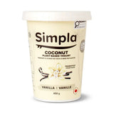 yogourt à la noix de coco et vanille Simpla - La Boite à Grains