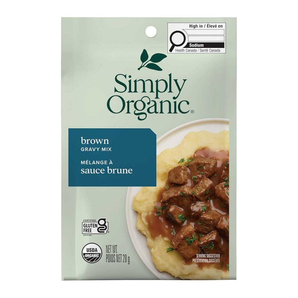 mélange à sauce brune biologique Simply Organic - La Boite à Grains