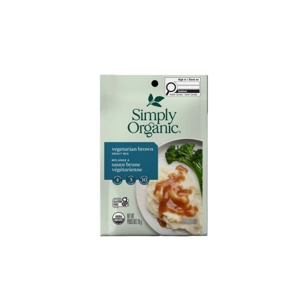 mélange à sauce brune végétarienne Simply Organic - La Boite à Grains