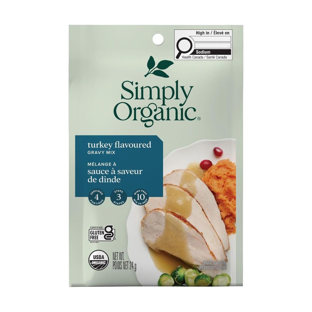 mélange à sauce saveur de dinde Simply Organic - La Boite à Grains