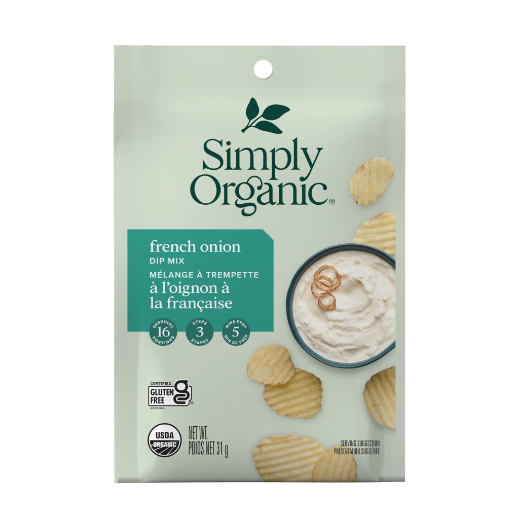 mélange à trempette à l'oignon à la française Simply Organic - La Boite à Grains
