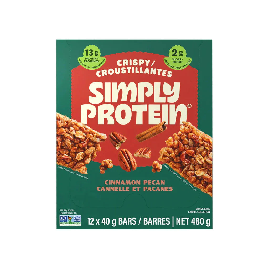 Simply Protein cinnamon and pecans - La Boite à Grains
