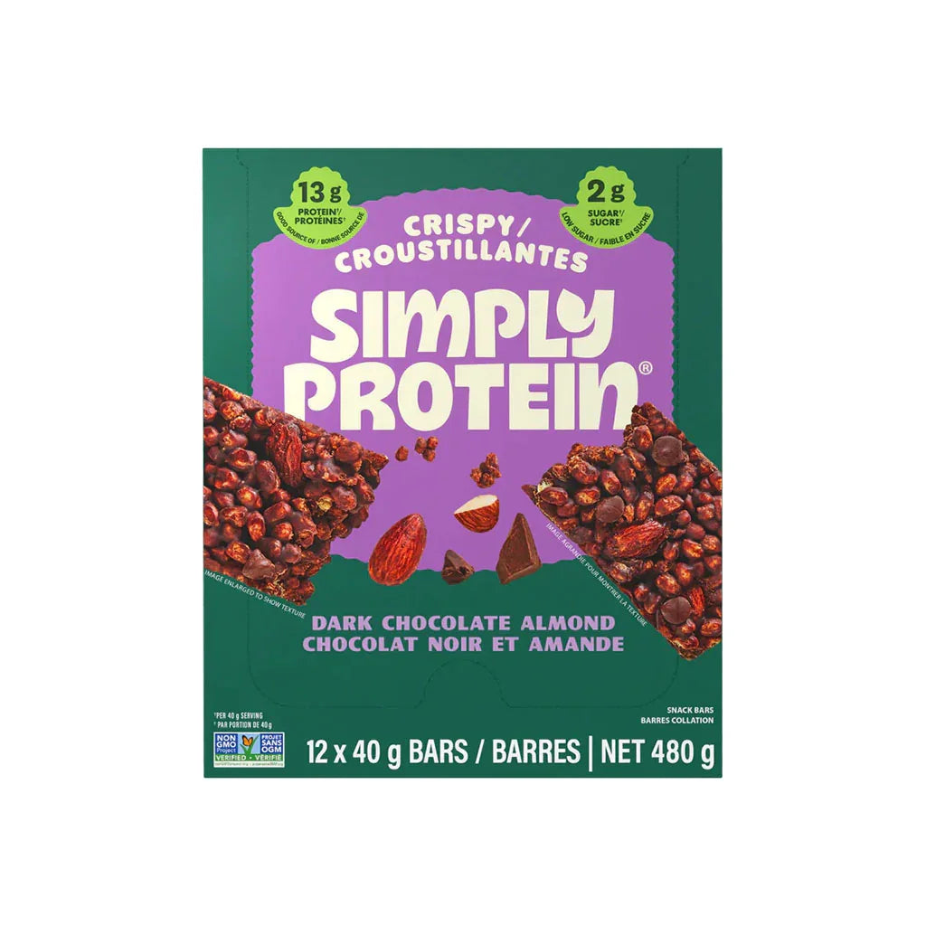 Simply Protein dark chocolate and almond - La Boite à Grains