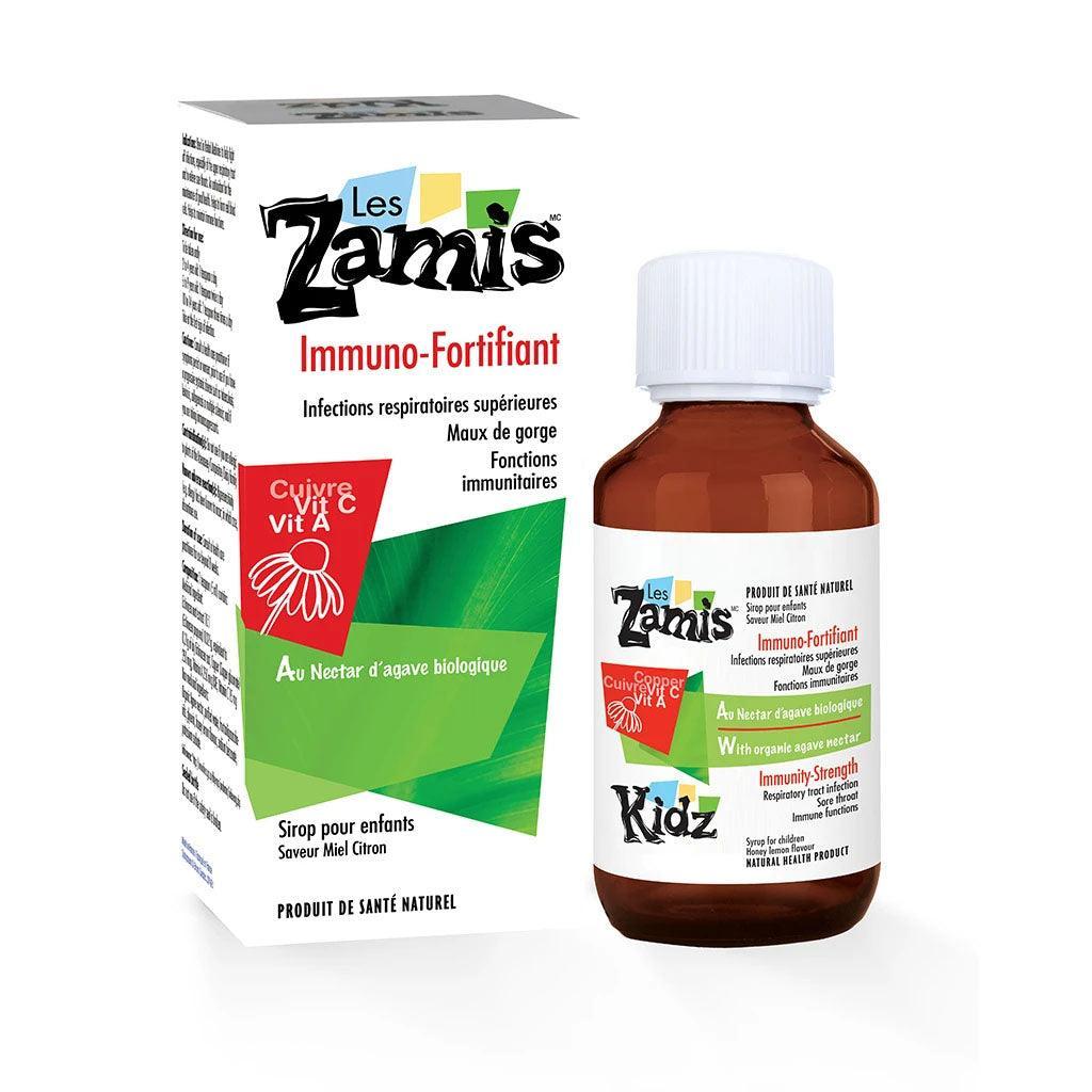 Les Zamis Immuno-Fortifying Honey Lemon Children's Syrup - La Boite à Grains