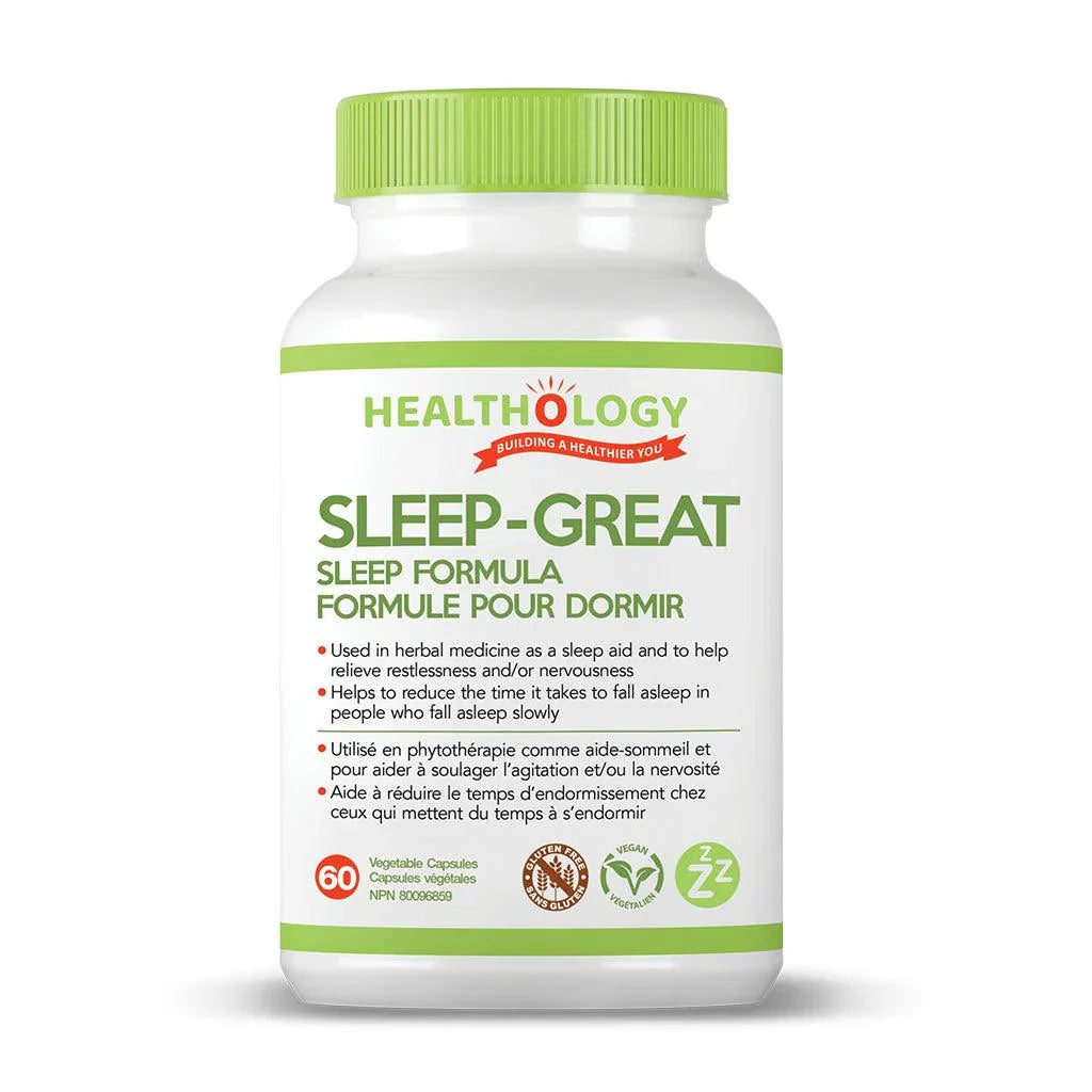 Sleep Great Sleep Formula Healthology - La Boite à Grains