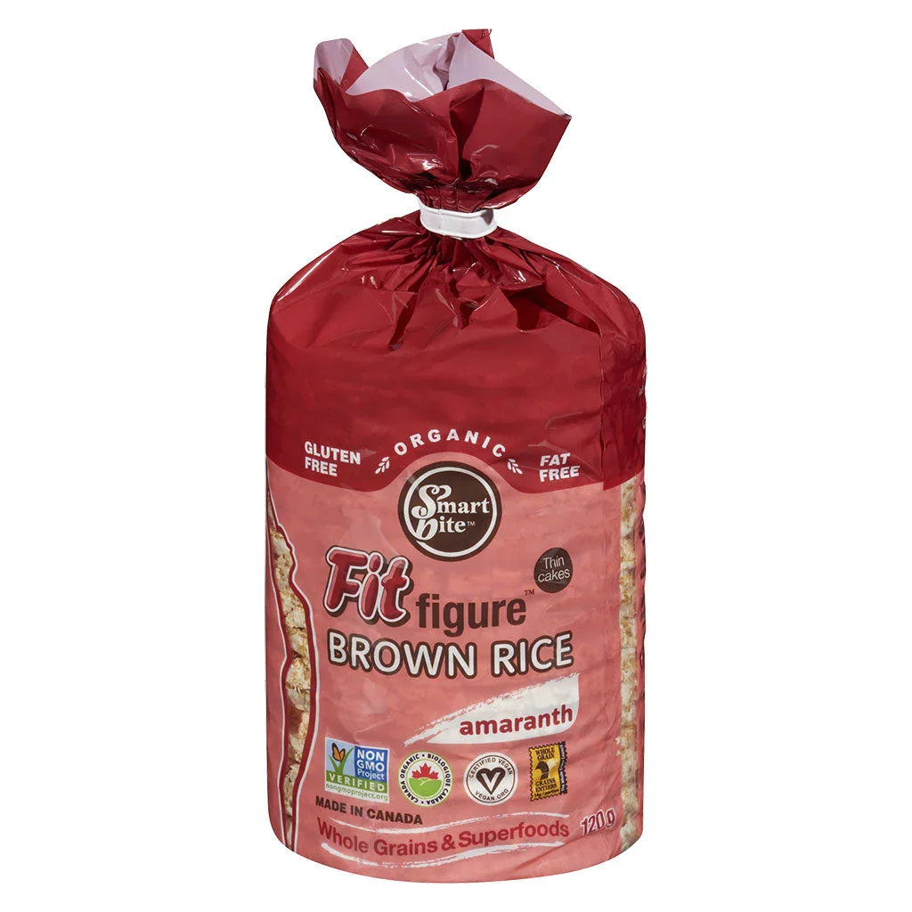 smart bite fit figure galettes minces riz brun amarante - La Boite à Grains