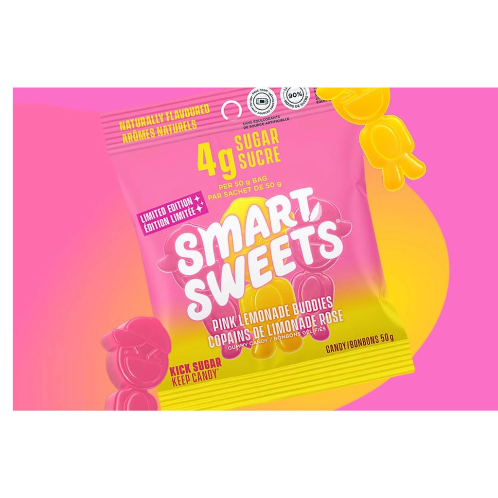 Smart Sweets copains limonade rose - La Boite à Grains