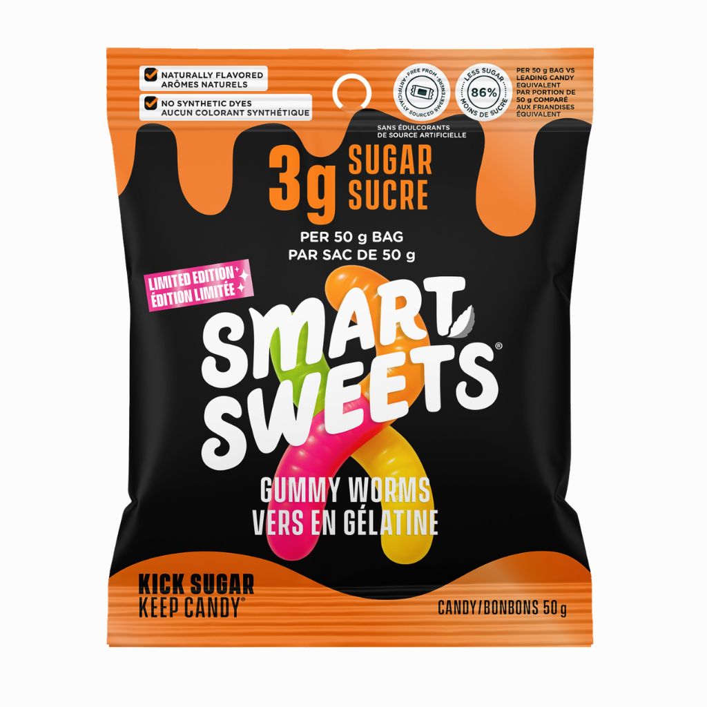 gummy worms candy Smart Sweets - La Boite à Grains