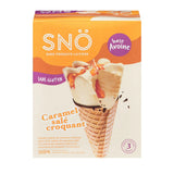 sno cornets caramel salé croquant - La Boite à Grains
