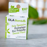 Soie Dentaire Écologique Menthe Fraîche OLA Bamboo - La Boite à Grains