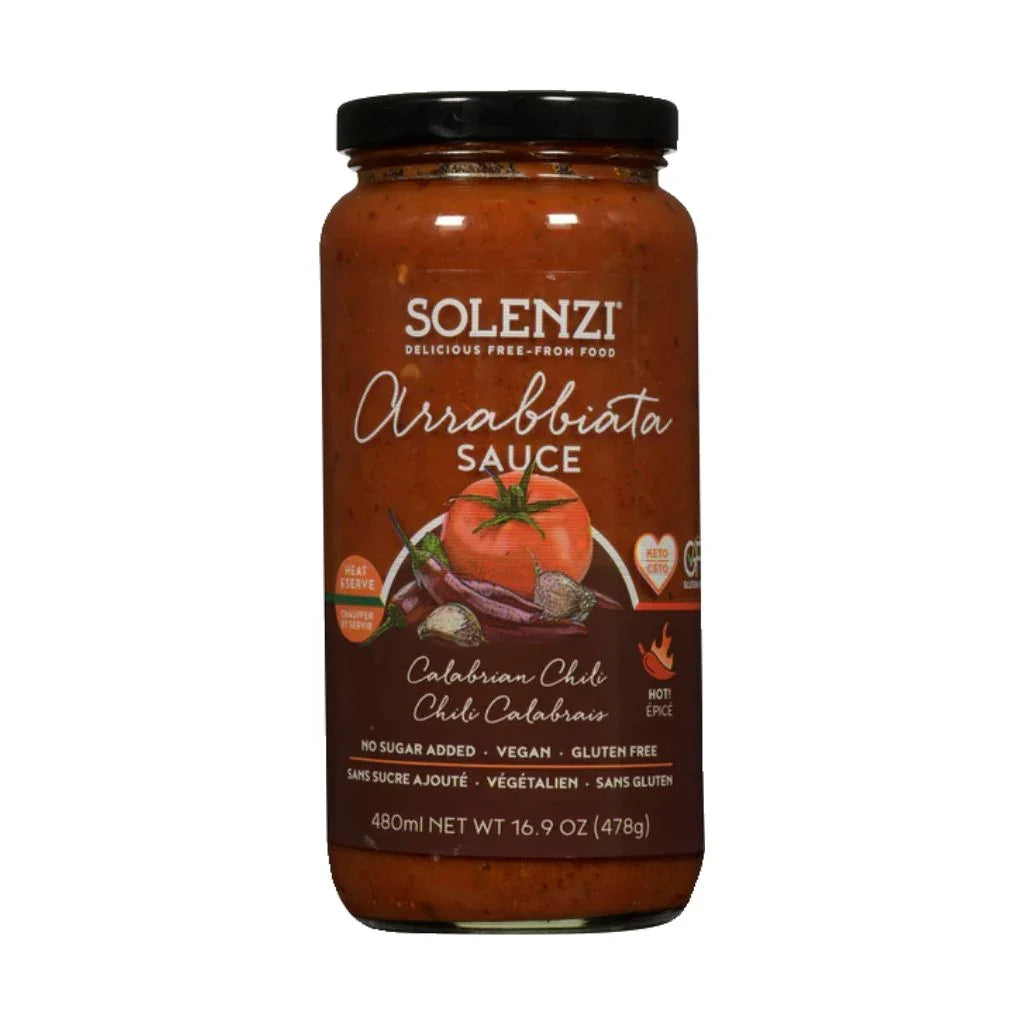 sauce Arrabbiata chili calabrais Solenzi - La Boite à Grains