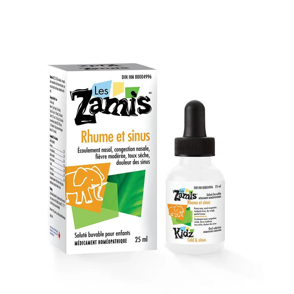 Oral Solution for Children Cold and Sinus Les Zamis - La Boite à Grains