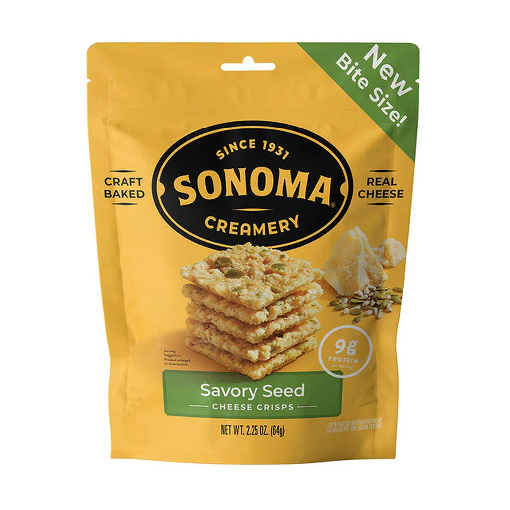 Sonoma Creamery Savory Cheese and Seed Crackers - La Boite à Grains
