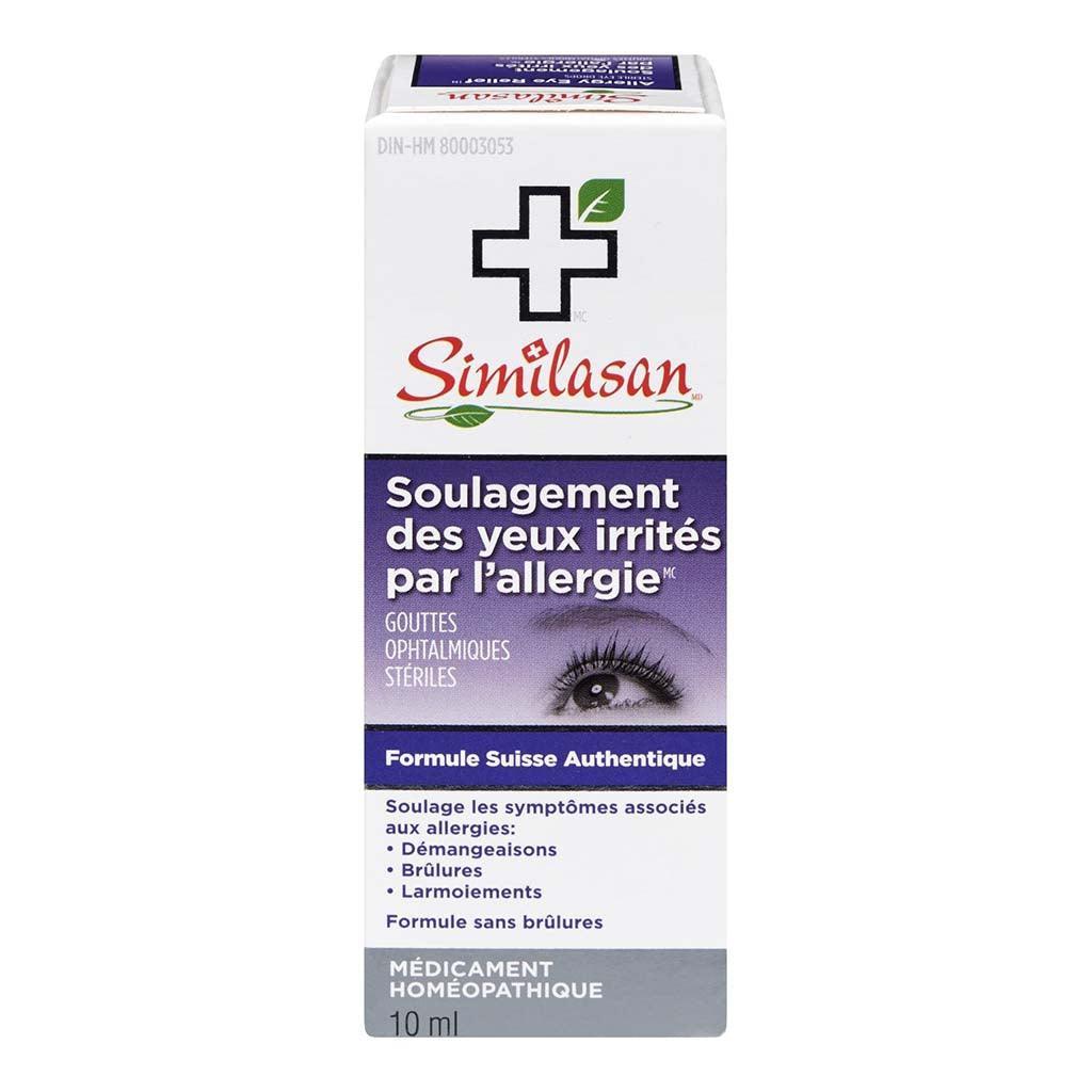 Soulagement Yeux Irrités Allergies Similasan - La Boite à Grains