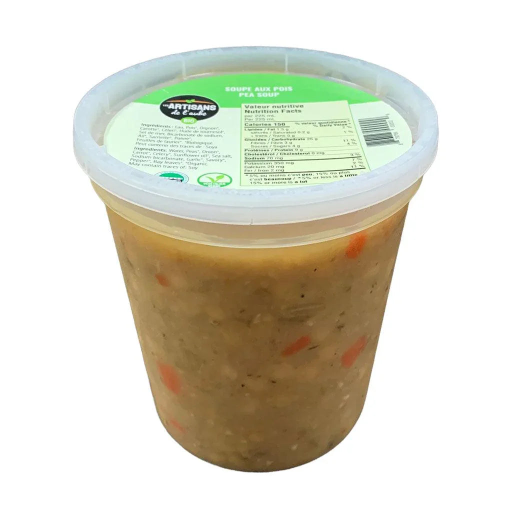 Organic Pea Soup Les Artisans de l’Aube - La Boite à Grains