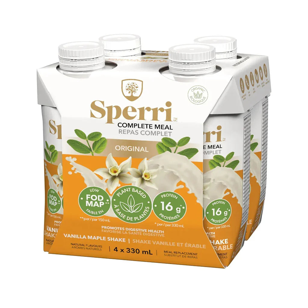 repas complet original shake vanille et érable Sperri - La Boite à Grains