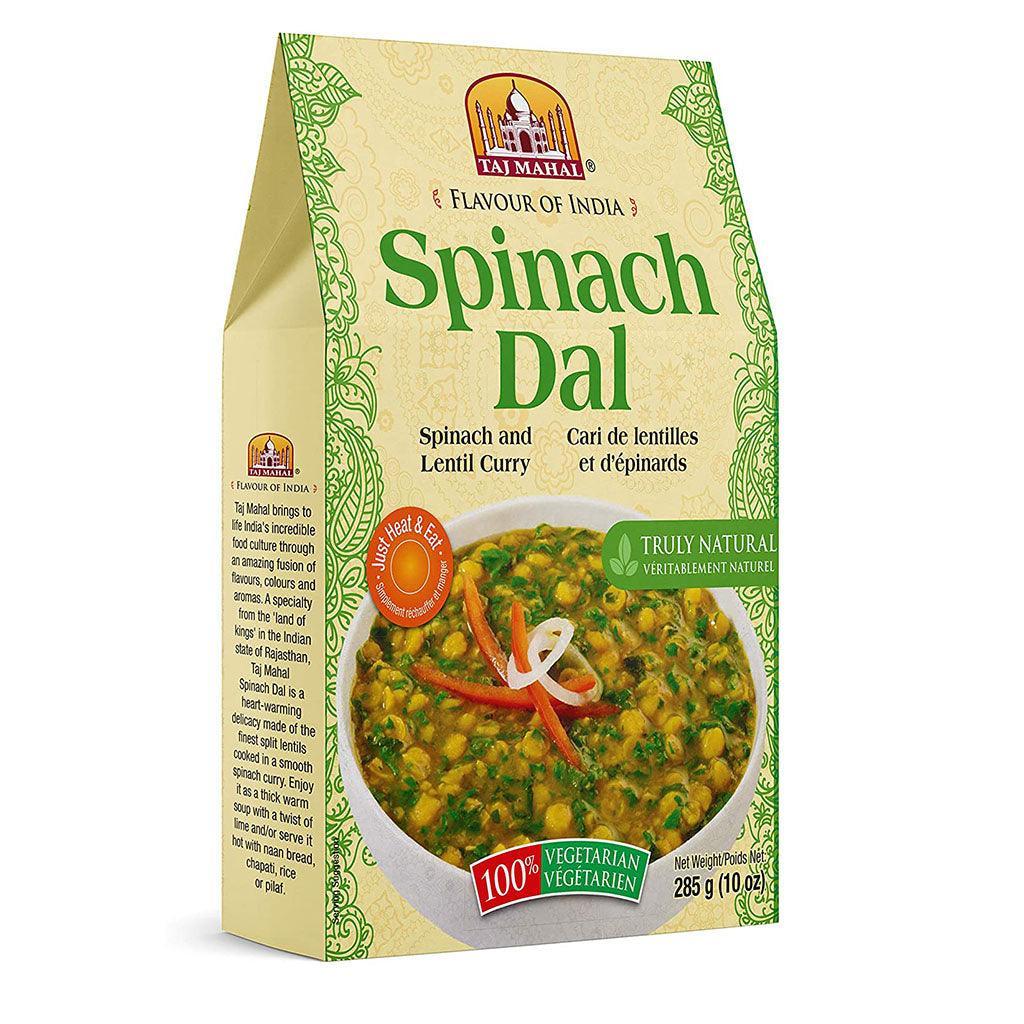 Spinach Dal Curry with Lentils and Spinach Taj Mahal - La Boite à Grains